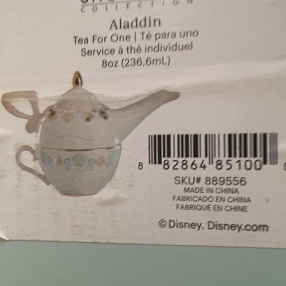 NIB Lenox Disney Aladdin Magic Lamp Tea For One - Picture 9 of 10